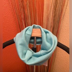 New-Talbots Infinity Cashmere Light Blue Scarf